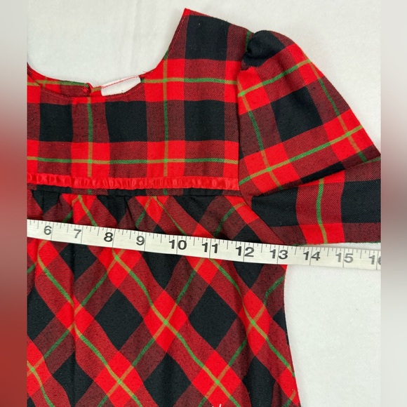 DISNEY STORE Girls Minnie Mouse Ice Skating Plaid Winter Nightgown 5/6 Cozy Warm - Picture 14 of 15